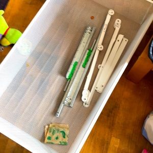 IKEA PAX WARDROBE  pull out basket with rails